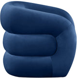 Roxbury Velvet Accent Chair - Stylish Contemporary Design with Deep Channel Tufting for Comfort