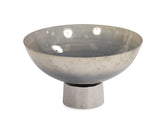 Round Grotto Glass Footed Bowl