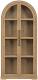 Corva - Solid Wood, Oak Veneer And Stainless Steel Storage Cabinet