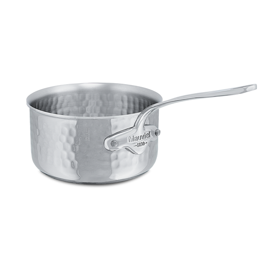 Mauviel M'ELITE Hammered Sauce Pan With Cast Stainless Steel Handle