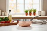 Mauviel M'Heritage M'150 CI Chef Pan With Cast Iron Handle, 2.1-Qt