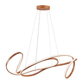Moscow LED Chandelier // Light Wood