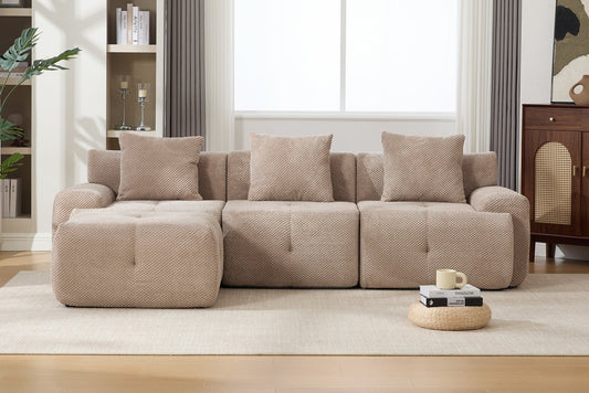 NEXO 104" 3-Seater Sofa with 1 Ottoman