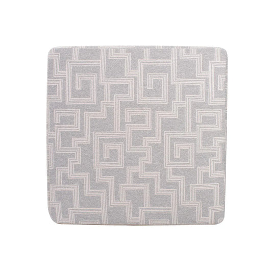 Indoor/Outdoor Universal Square Ottoman Syros Fog Cover Only
