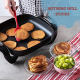 Moss & Stone 12-Inch Square Nonstick Electric Skillet