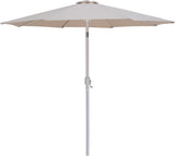 Fiji - Aluminum Patio Umbrella With Square White Base