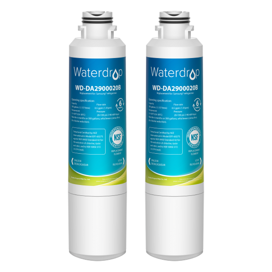 Waterdrop Replacement for Samsung DA29-00020B Refrigerator Water Filter