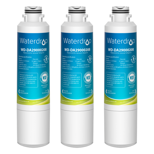Waterdrop Replacement for Samsung DA29-00020B Refrigerator Water Filter