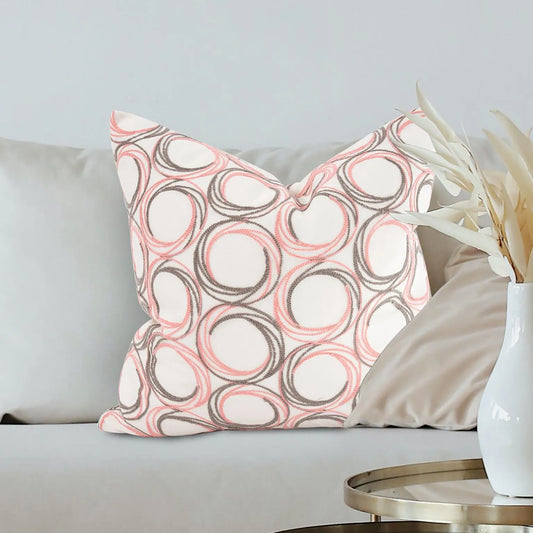 20 x 20 Demo Coral Pillow - Down Fill