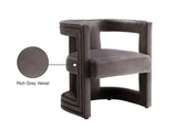 Blair Contemporary Barrel Accent Chair - Plush Cushion Support and Stylish Modern Design for Any Space