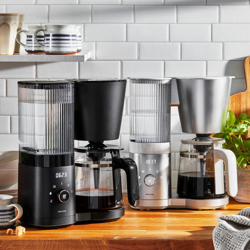ZWILLING Enfinigy Glass Drip Coffee Maker 12 Cup, Awarded the SCA Golden Cup Standard, Silver