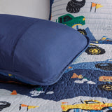 Trucks Monster Kids Coverlet Set [Antimicrobial]