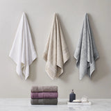 100% Egyptian Cotton 6-Piece Towel Set, White