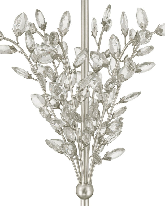 Forget-Me-Not Silver Floor Lamp