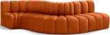 Arc - Velvet 5 Piece Modular Sofa