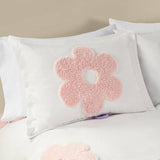 Floral Kids Comforter/Duvet Cover Set, White