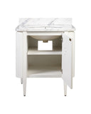 Briallen 30" White Vanity with Oval Undermount Sink