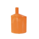 Orange Valencia Askewed Tall Bottle Vase