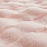 Faux Fur Velvet Throw 50x60", Pink
