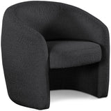 Acadia Boucle Fabric Accent Chair - Plush Comfort with Contemporary Rounded Back Design for Any Room