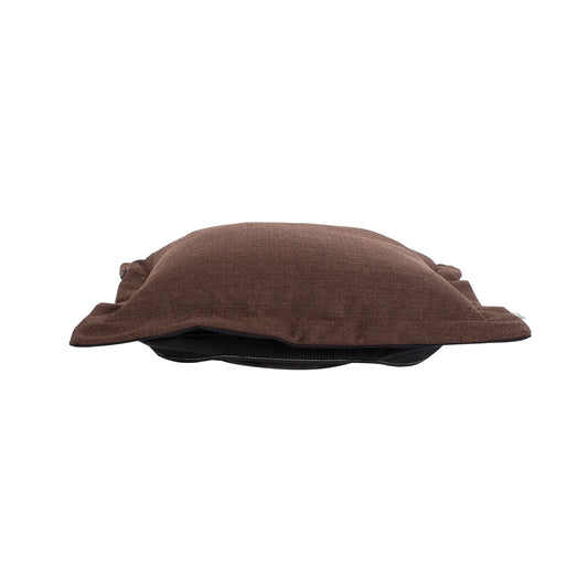 Puff Ottoman Cover Sterling Chocolate -Cover Only