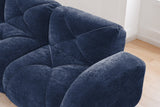 MYLO 80" Loveseat with 2 Ottomans