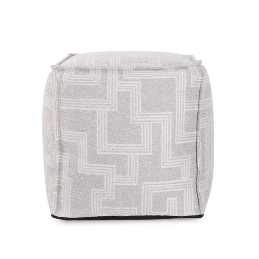 Tall Square Indoor/Outdoor Pouf Syros Fog
