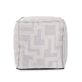 Tall Square Indoor/Outdoor Pouf Syros Fog