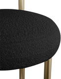 Bordeaux Contemporary Stool Set of 2 - Stylish Iron Frame with Luxurious Boucle Upholstery