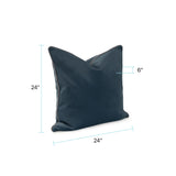 Qivuit Blue 24x24 Poly Filled Pillow
