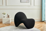 Theodore Faux Shearling Accent Chair - Elegant Contemporary Design for Living Room or Bedroom