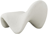 Theodore Faux Shearling Accent Chair - Elegant Contemporary Design for Living Room or Bedroom