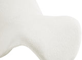 Theodore Faux Shearling Accent Chair - Elegant Contemporary Design for Living Room or Bedroom