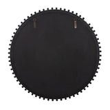 Bellfore Beaded Round Mirror