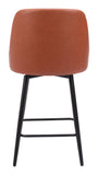 Keppel Swivel Counter Stool Brown
