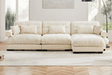 CLOUDIES 134" 3 Seater Sofa with 1 Ottoman