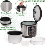 8-Cup Digital Rice Cooker with 10 Presets