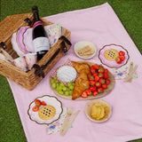 Floral Paper Cup & Saucer Set, 24 Piece Tea Party