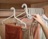 Orderly™ Set of 5 Anti-tangle Ecru Clothes Hangers