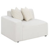 Freddie Upholstered LAF Chair Pearl