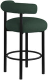 Bordeaux Contemporary Stool Set of 2 - Stylish Iron Frame with Luxurious Boucle Upholstery