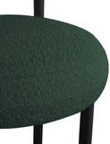 Bordeaux Contemporary Stool Set of 2 - Stylish Iron Frame with Luxurious Boucle Upholstery