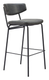 Charon Barstool (Set of 2) Vintage Black