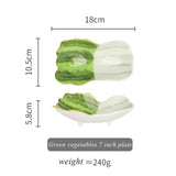 Vegetable Shape Snacks Sauce Dish