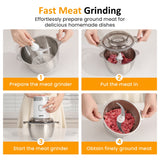 Multifunctional Meat Grinder,Blender & Food Processor Combo
