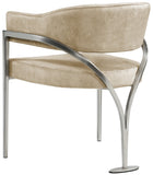 Madelyn Contemporary Velvet Dining Chairs - Luxurious Comfort with Brushed Brass Finish - Set of 2