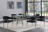Madelyn Contemporary Velvet Dining Chairs - Luxurious Comfort with Brushed Brass Finish - Set of 2