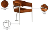 Madelyn Contemporary Velvet Dining Chairs - Luxurious Comfort with Brushed Brass Finish - Set of 2