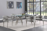 Madelyn Contemporary Velvet Dining Chairs - Luxurious Comfort with Brushed Brass Finish - Set of 2