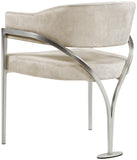 Madelyn Contemporary Velvet Dining Chairs - Luxurious Comfort with Brushed Brass Finish - Set of 2